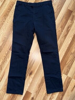 Unis Washed Navy Chino Pants (Men’s 32W x 30L)